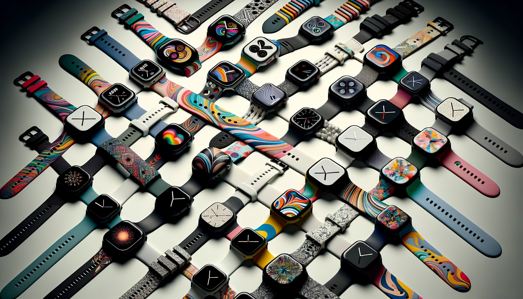Colorful and unique Apple Watch band designs