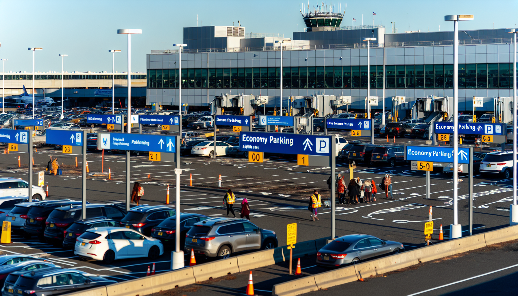 Parking and Economy Options Near Icelandair's Terminal at Newark Airport