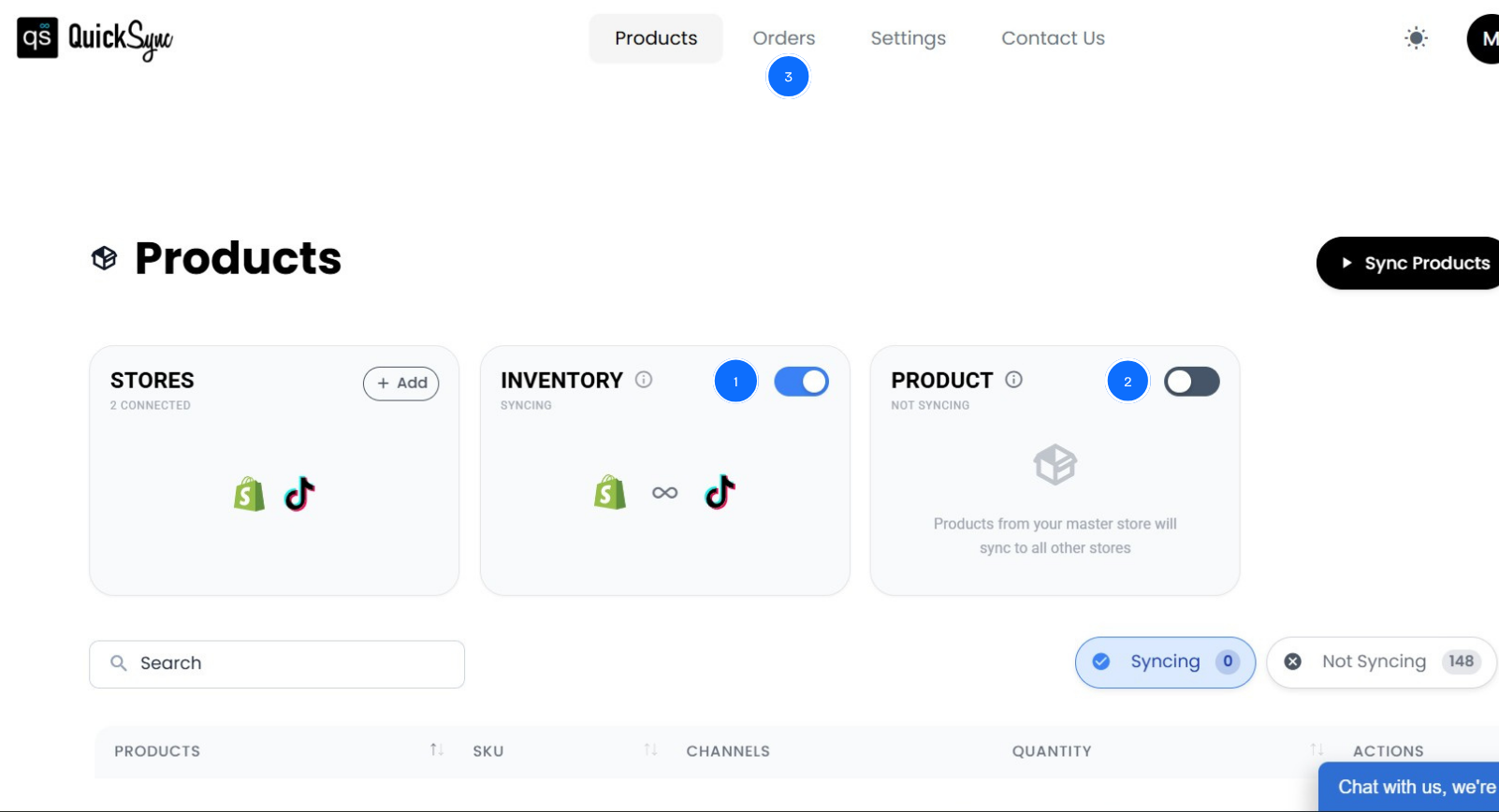 sync shopify with tiktok shop