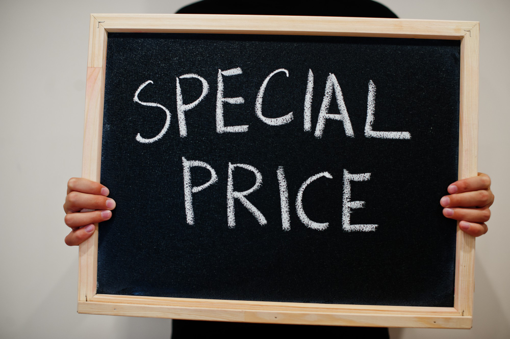 set a tiered price option for your customers 