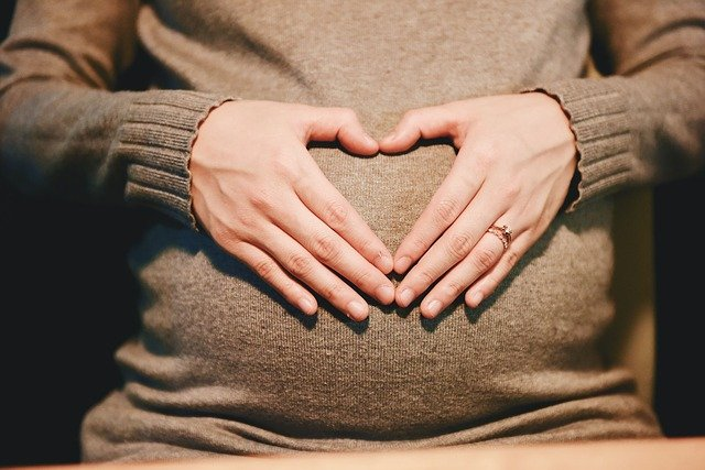 grávida, mulher, maternidade