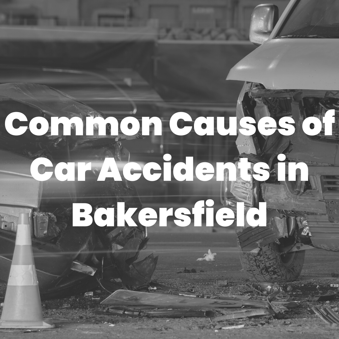 A car accident in Bakersfield with multiple cars involved