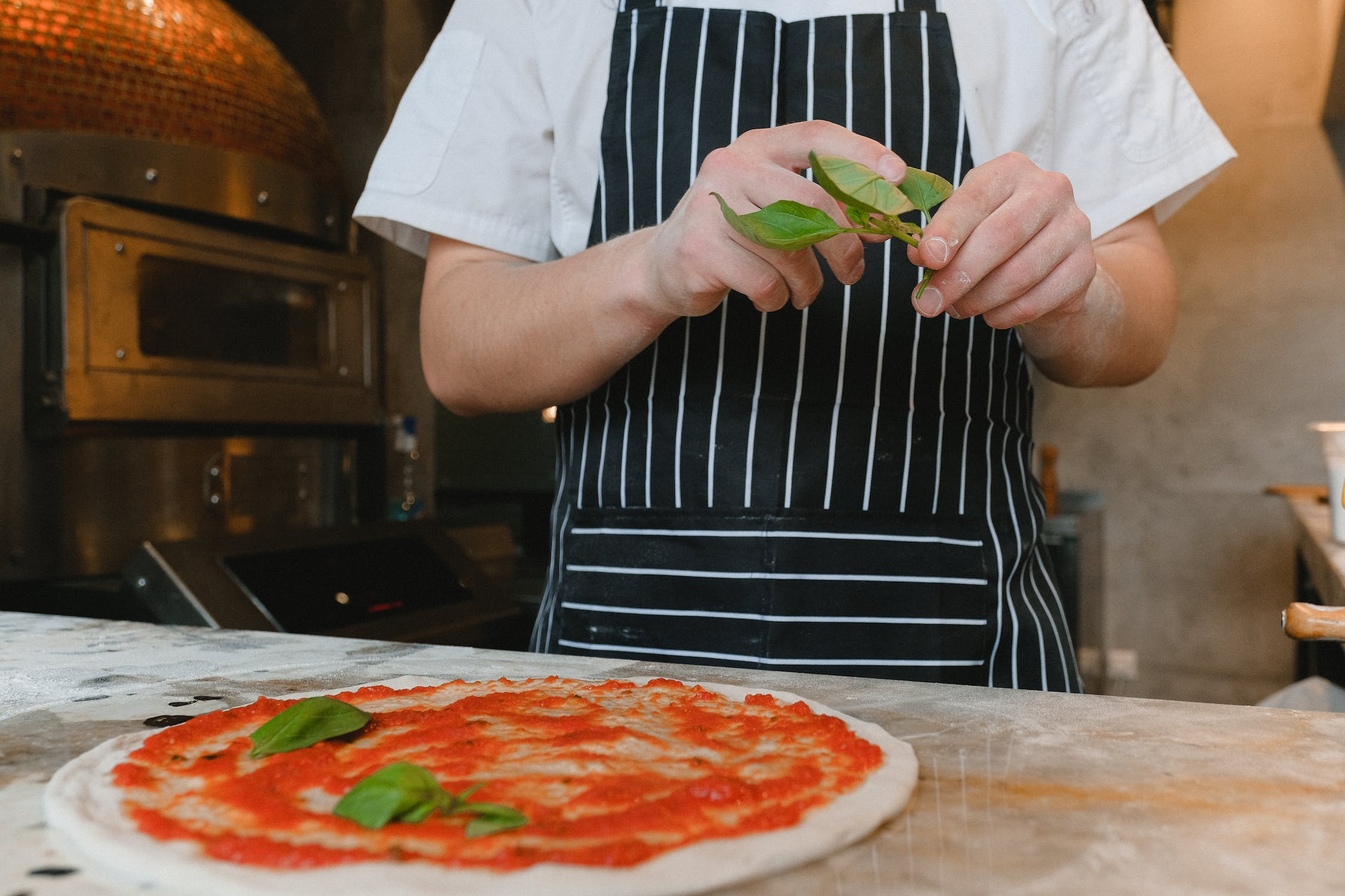 pizza making