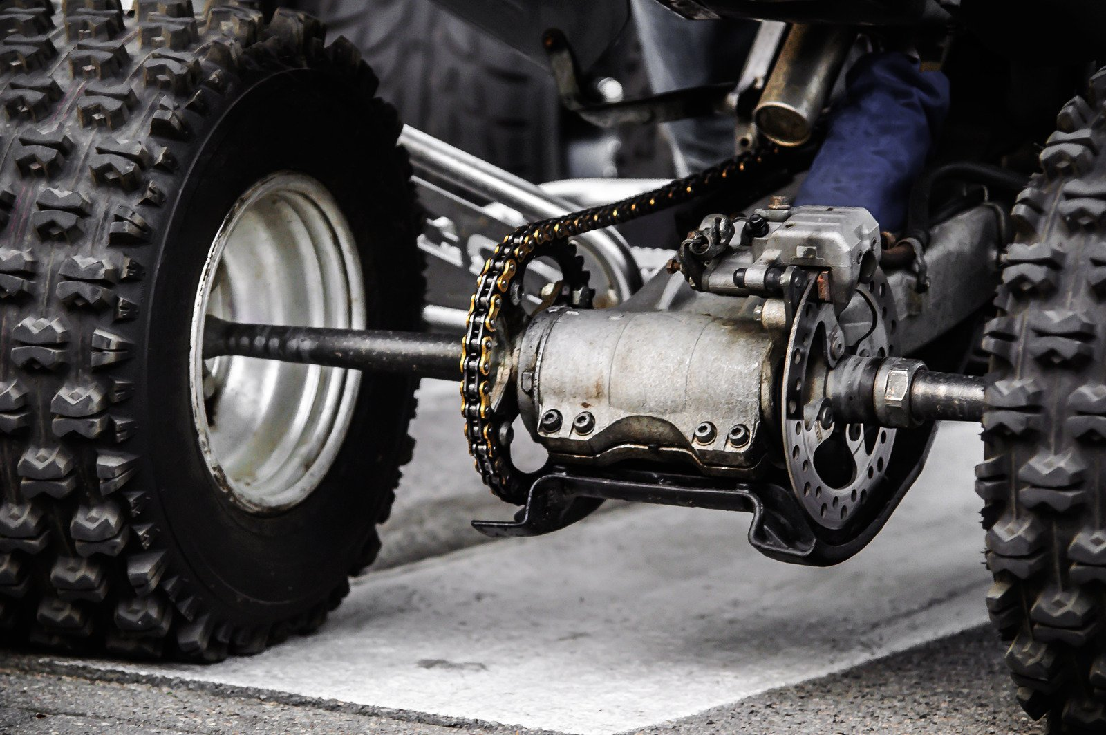 ATV with clutch kit upgrade