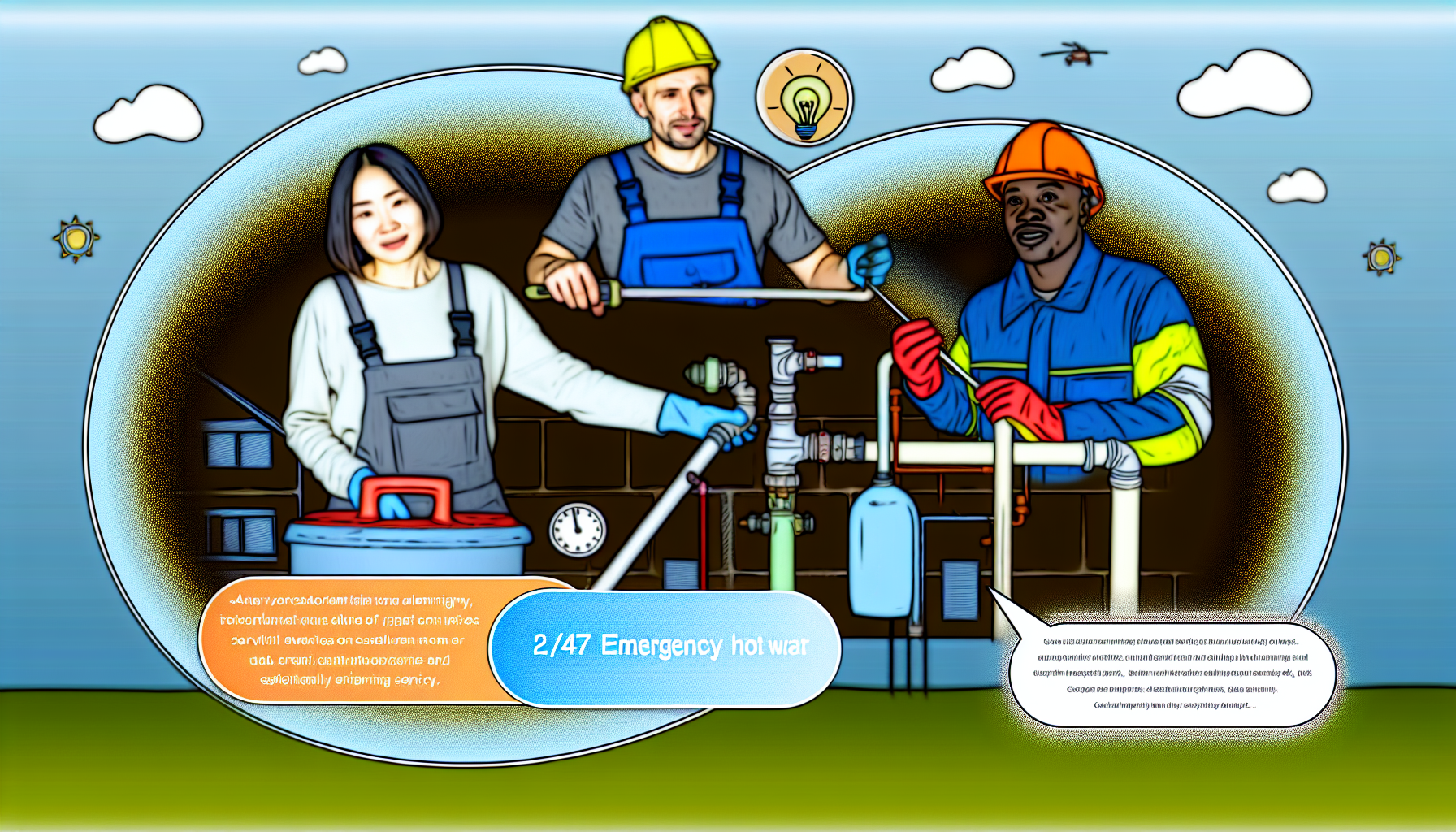 24/7 emergency hot water services with same-day system fitting and installation at InstalledToday