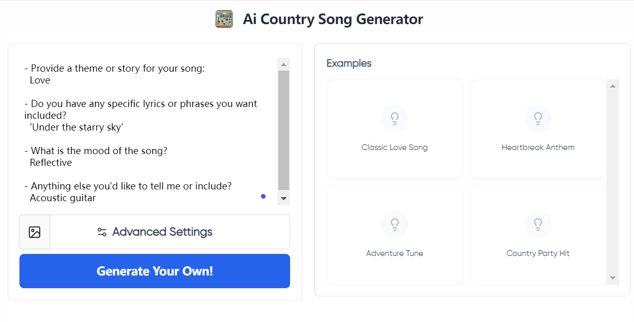 ai country music generator free