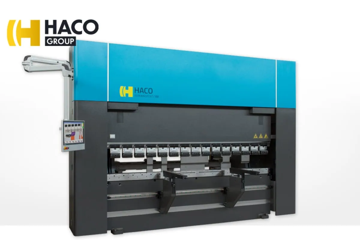 CNC-gesteuerte Abkantpresse HACO EUROMASTER S 30150 mit 2D Steuerung