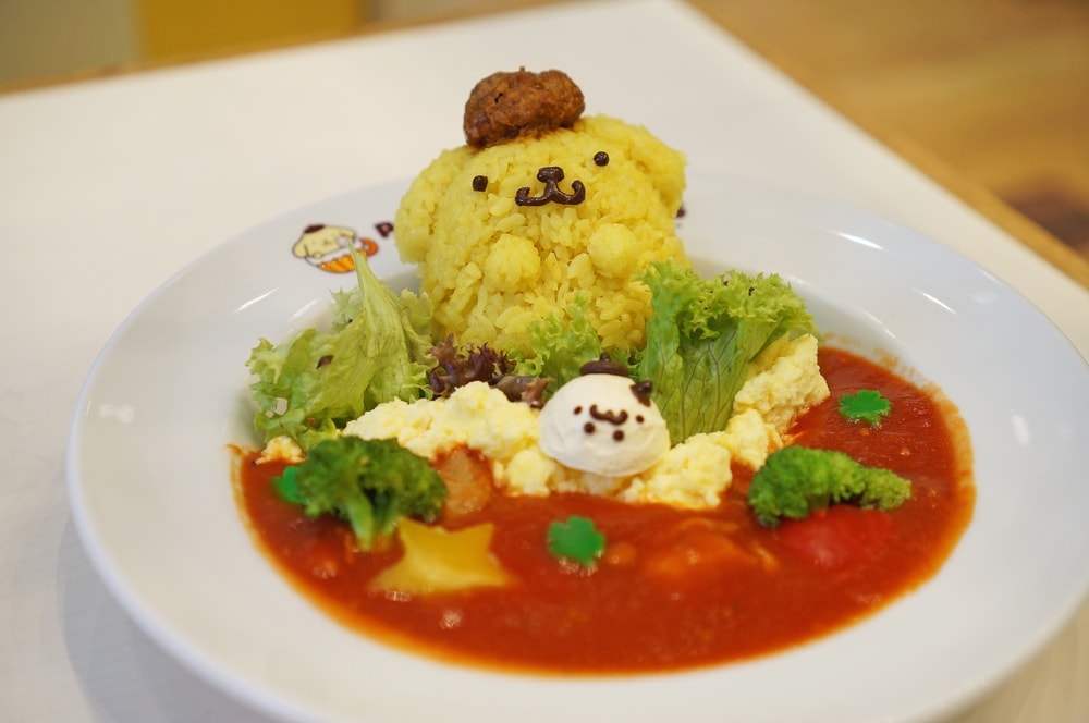 Pompompurin themed food