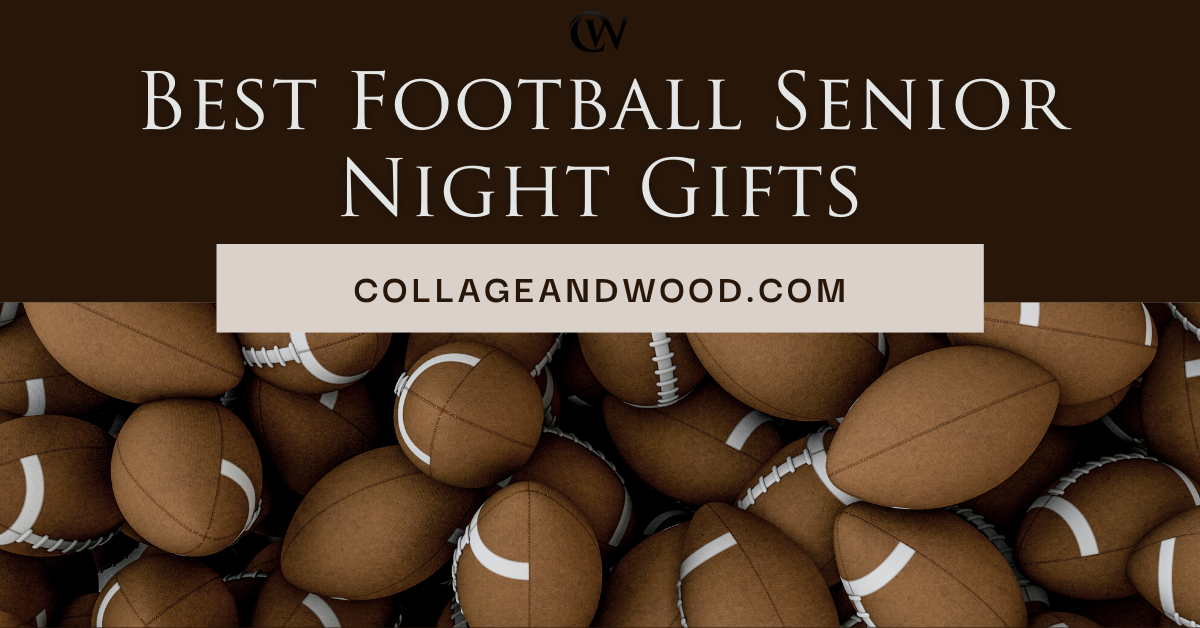 Best football gifts for Senior Night football gift.