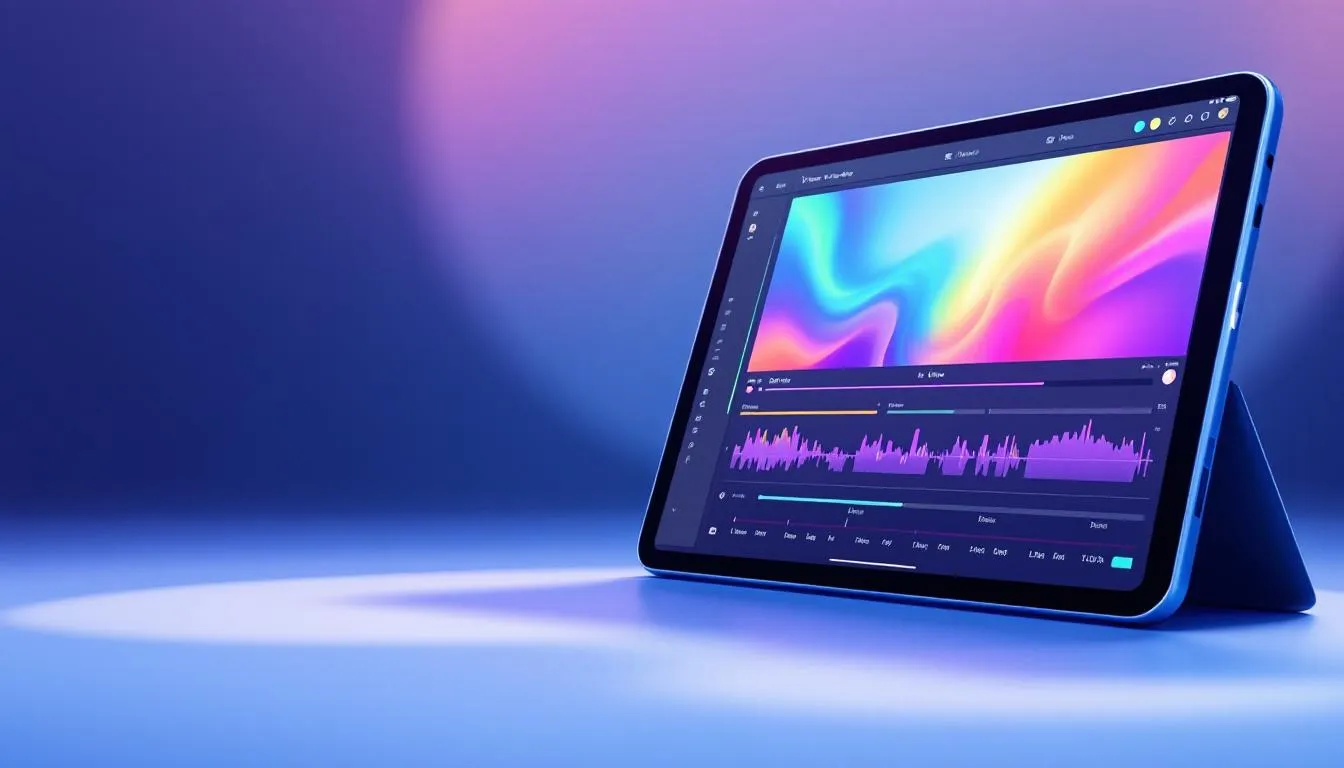 Comparaison des applications de montage vid&eacute;o sur une tablette.