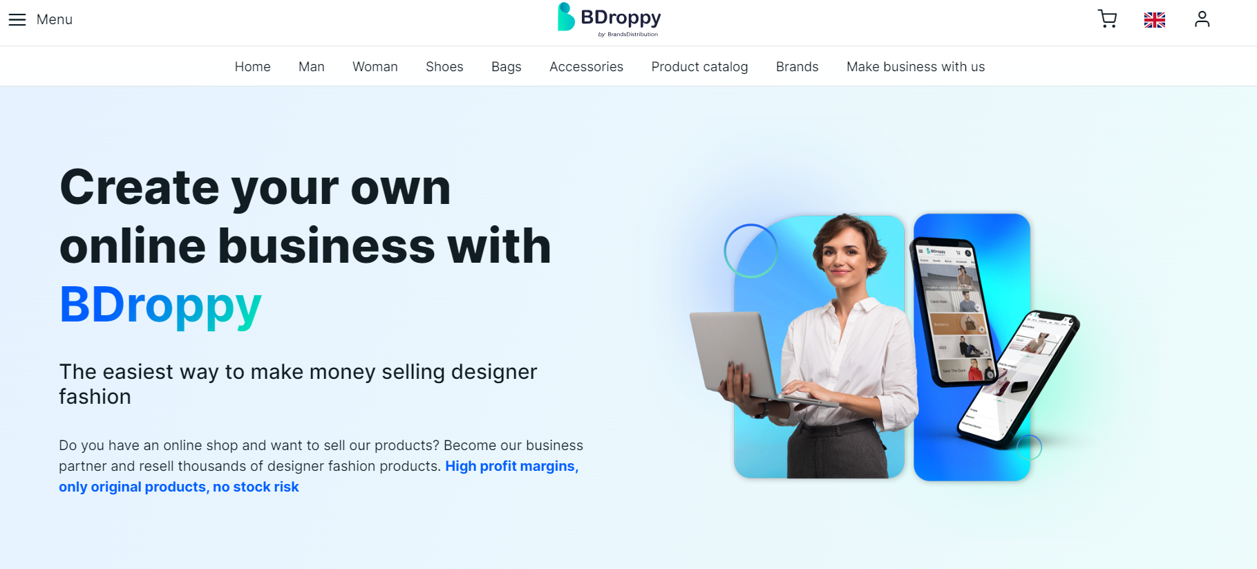 BDroppy stands out with quick shipping times and an extensive selection of luxury products. Based in Europe, BDroppy serves a global market, offering luxury items to various regions with efficient delivery services. dropship luxury brands