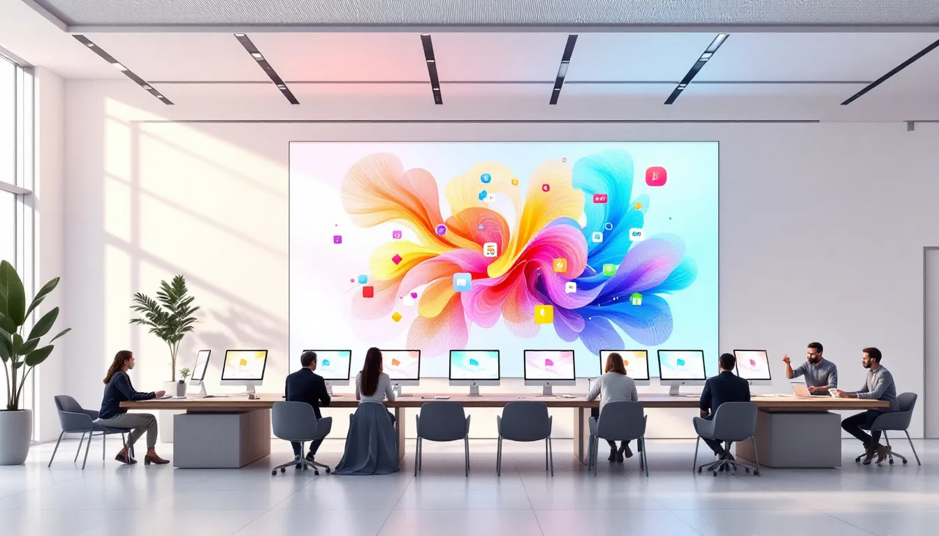 Le déploiement de l'écosystème Apple dans une entreprise, illustrant les étapes clés.