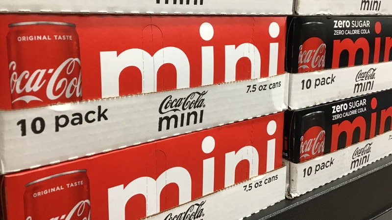 Coca-cola mini cans