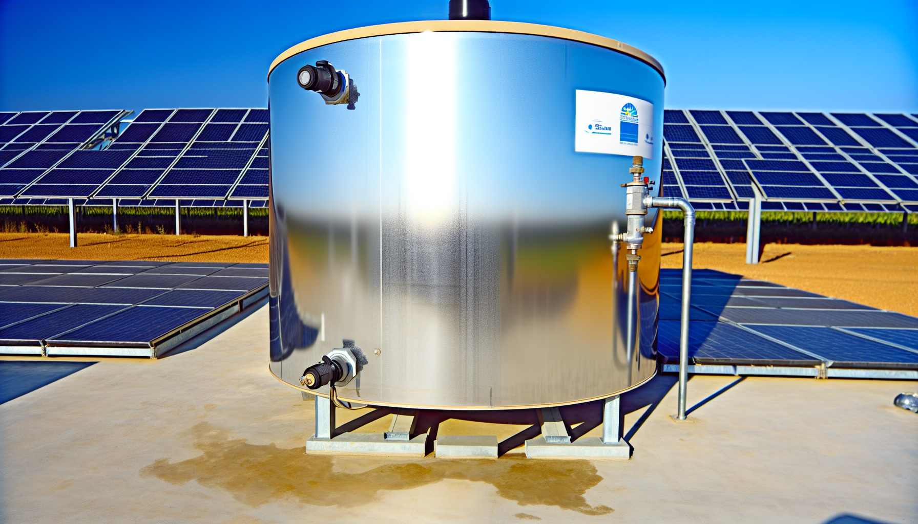Corrosion-resistant storage tank in a solar hot water system