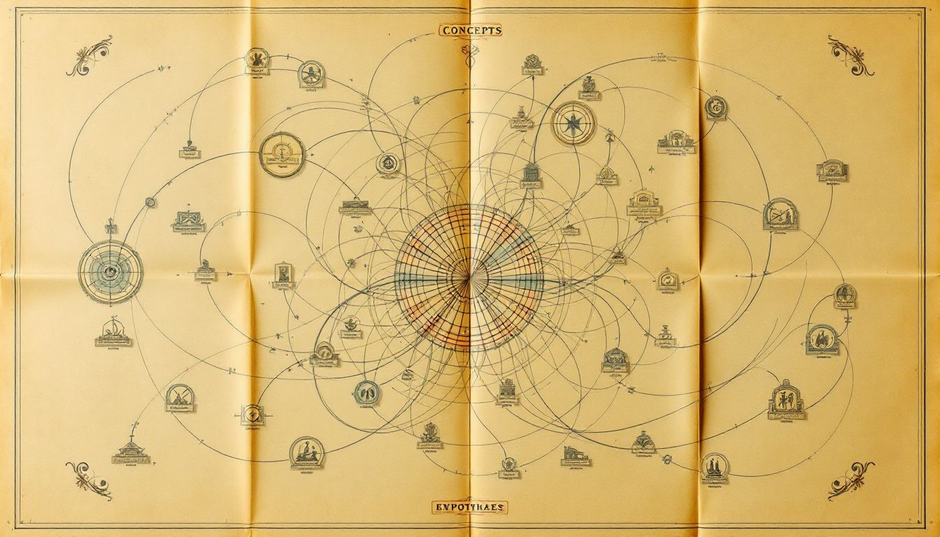 A diagram illustrating the importance of theoretical frameworks in research.