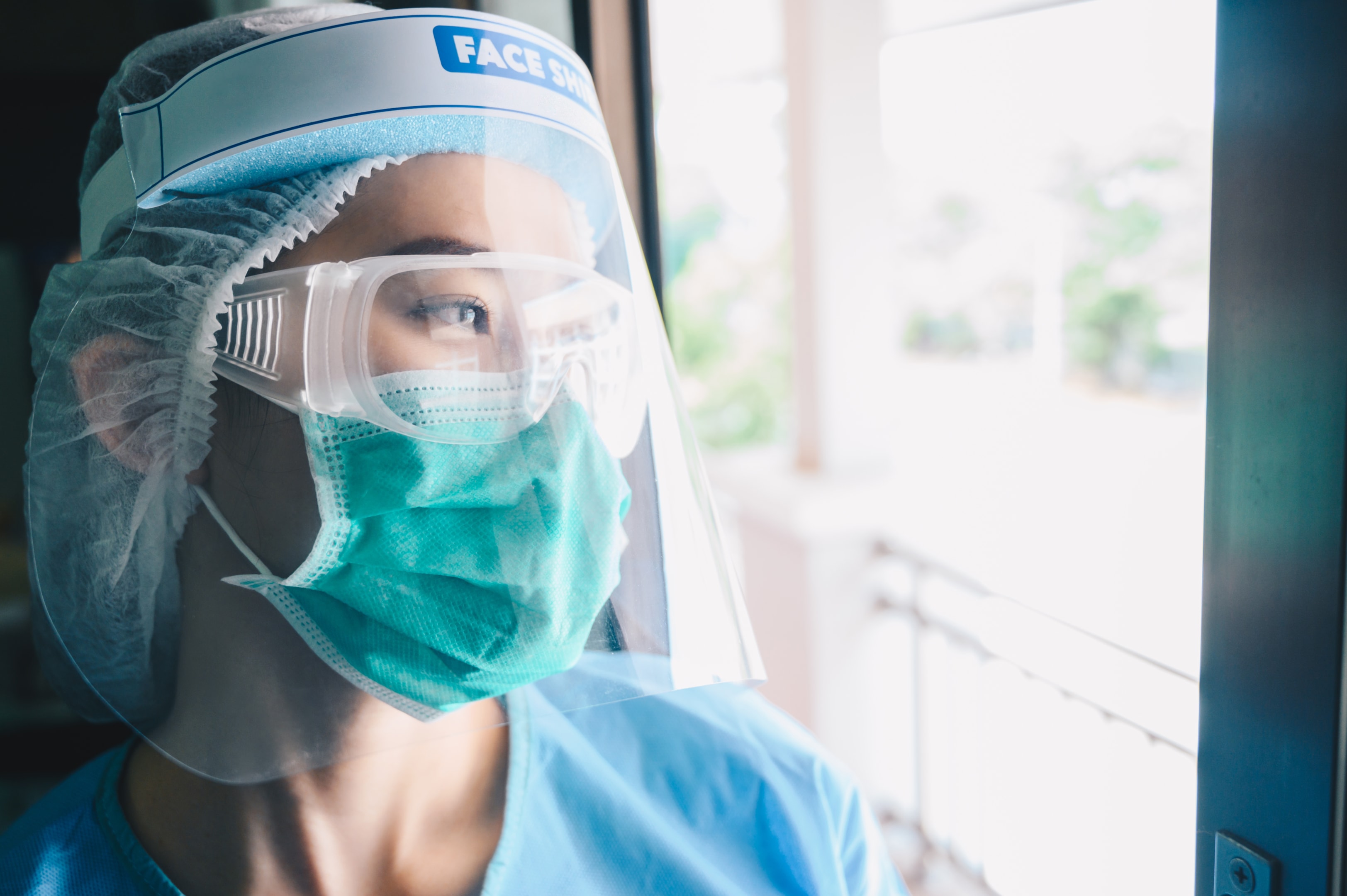 Medical PPE in health care settings - potentially infectious material - minimize exposure - protective clothing