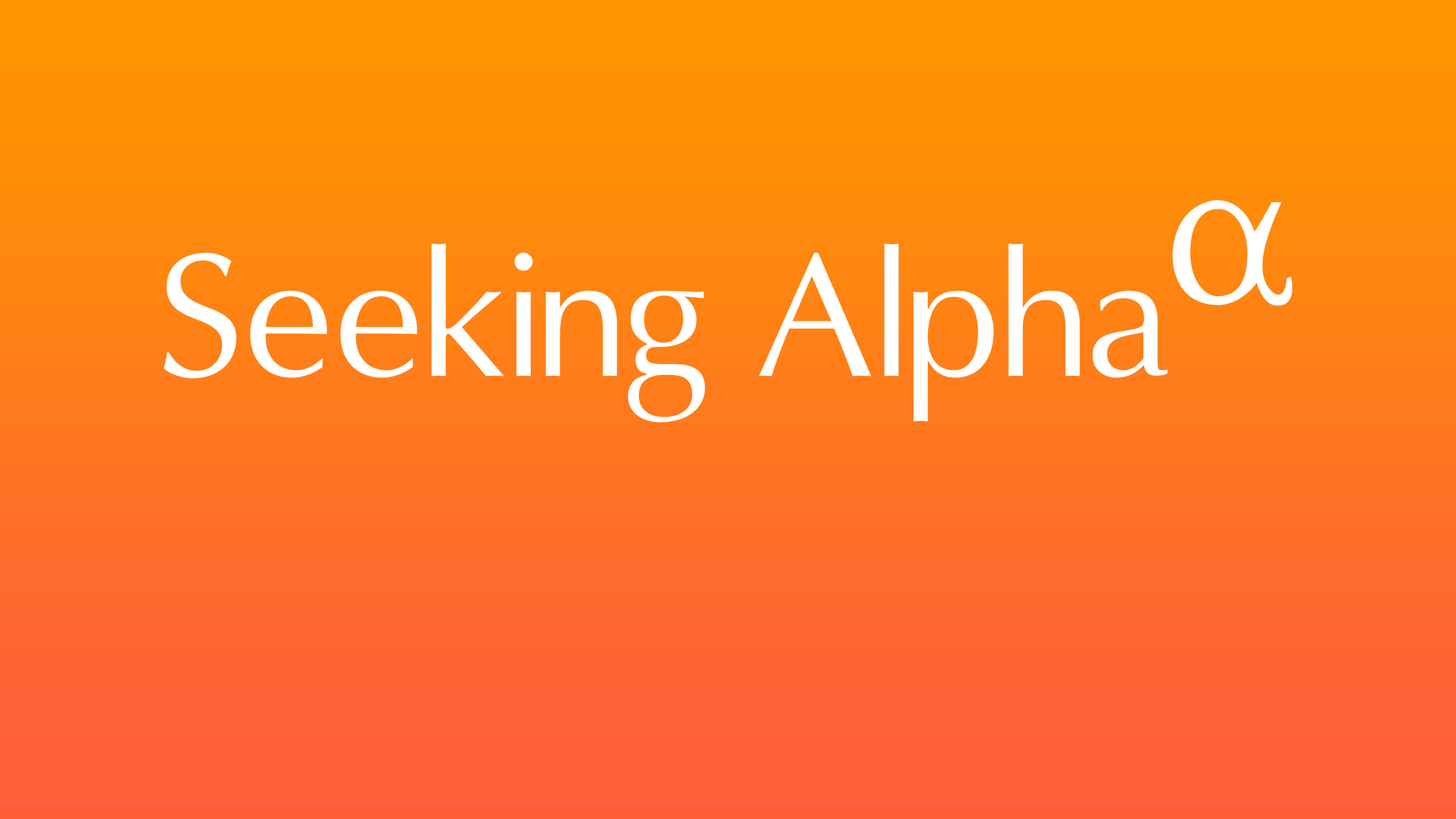 Seeking Alpha Logo, Seeking Alpha
