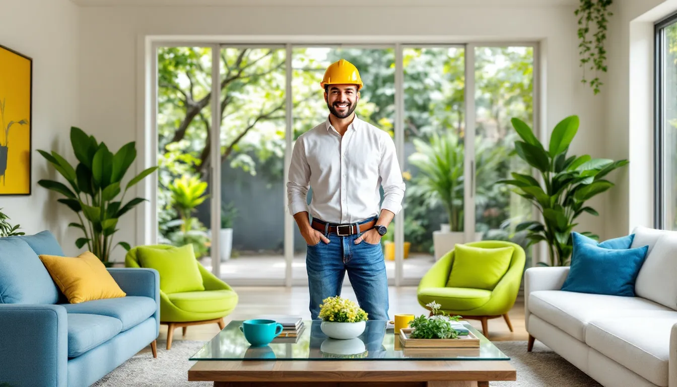 A homeowner making necessary updates before selling.