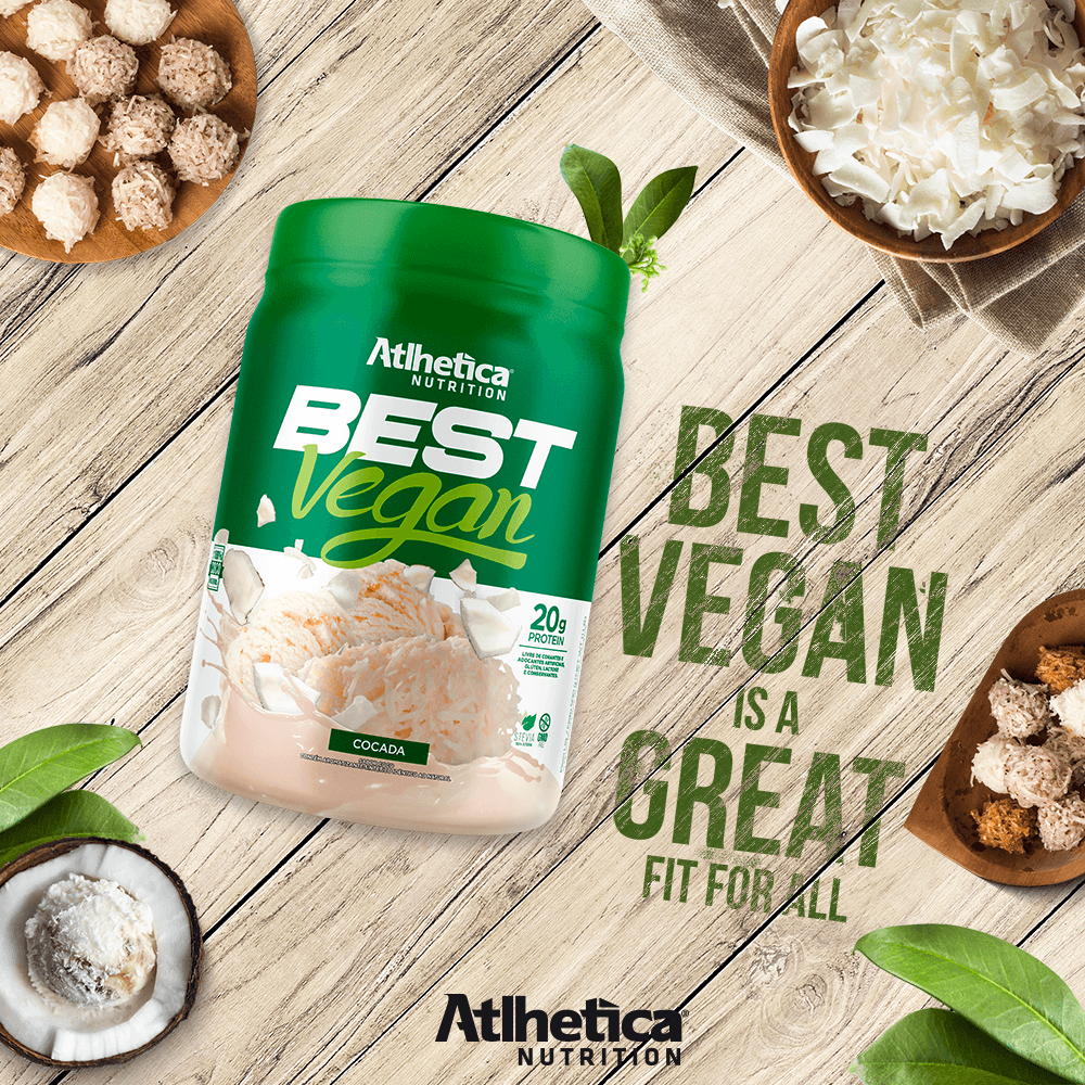 Best Vegan, proteína vegana da Atlhetica Nutrition. Fonte da imagem: site oficial da marca. 