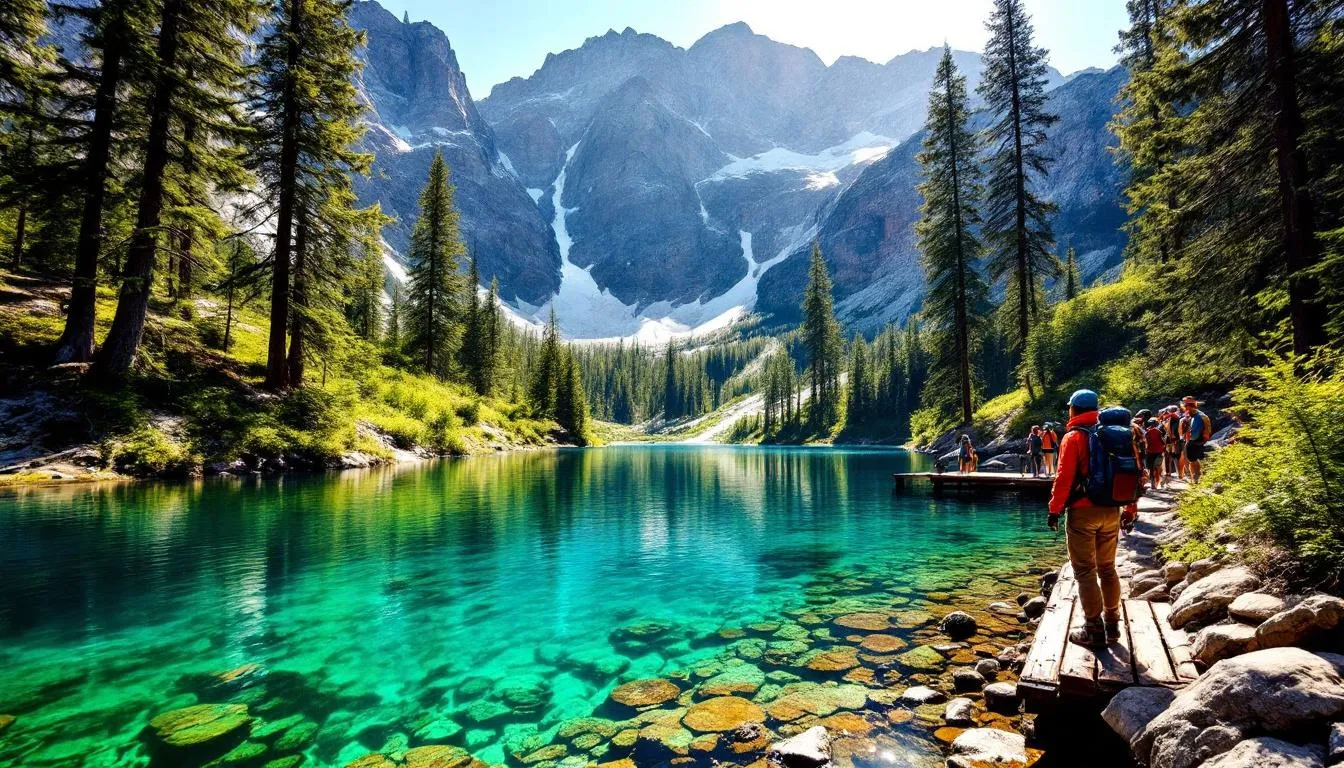 A picturesque European cold plunge destination, perfect for adventurous travelers.