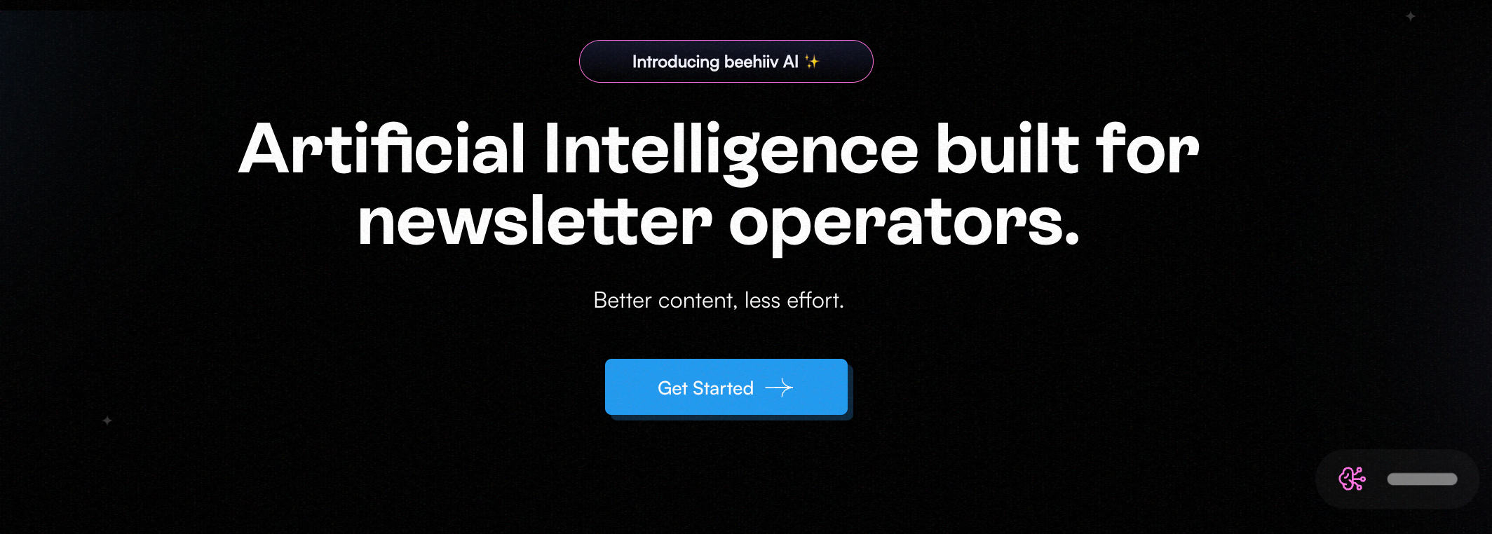 Beehiiv artificial intelligence for its newsletter creation.