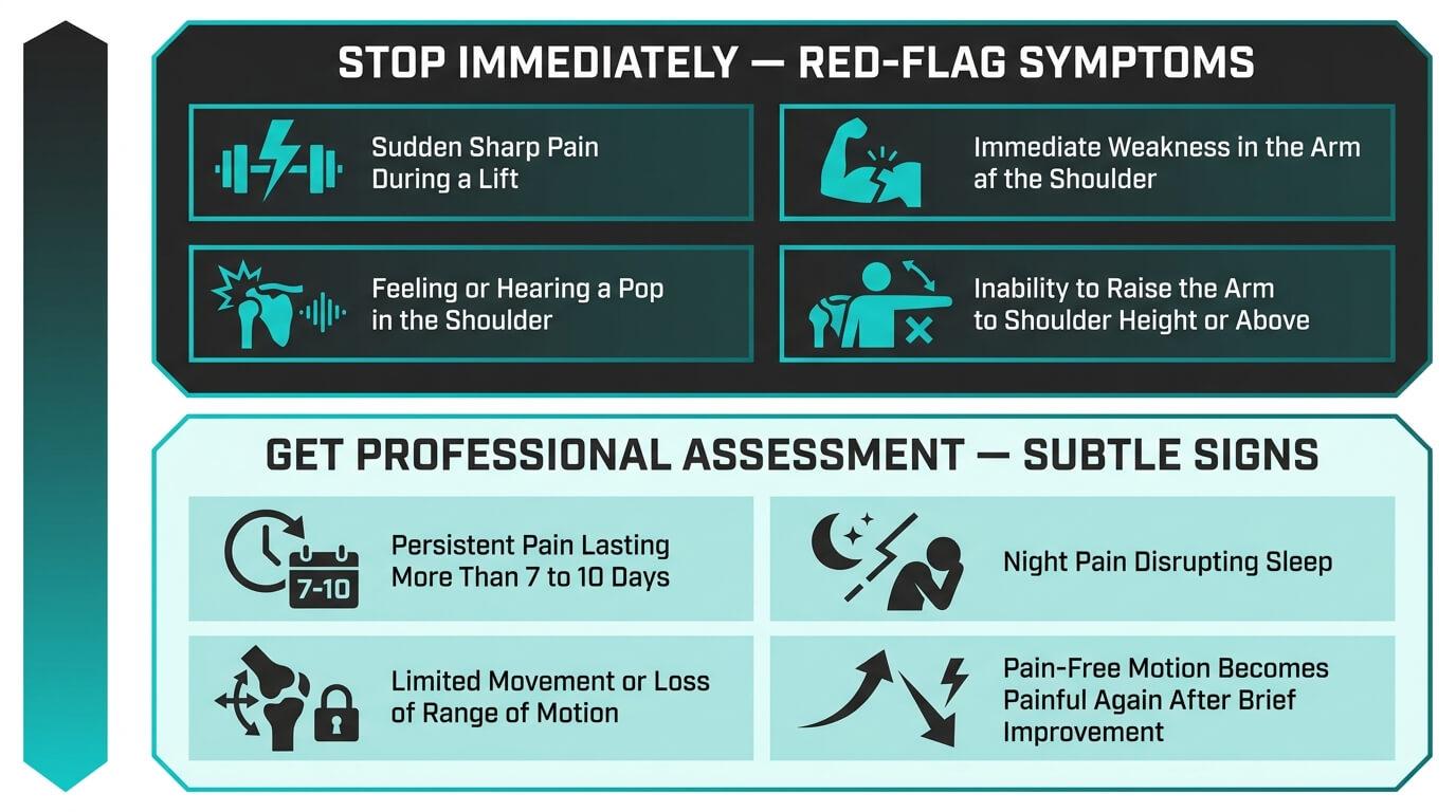 When Shoulder Pain Means You Should Stop and Get Help