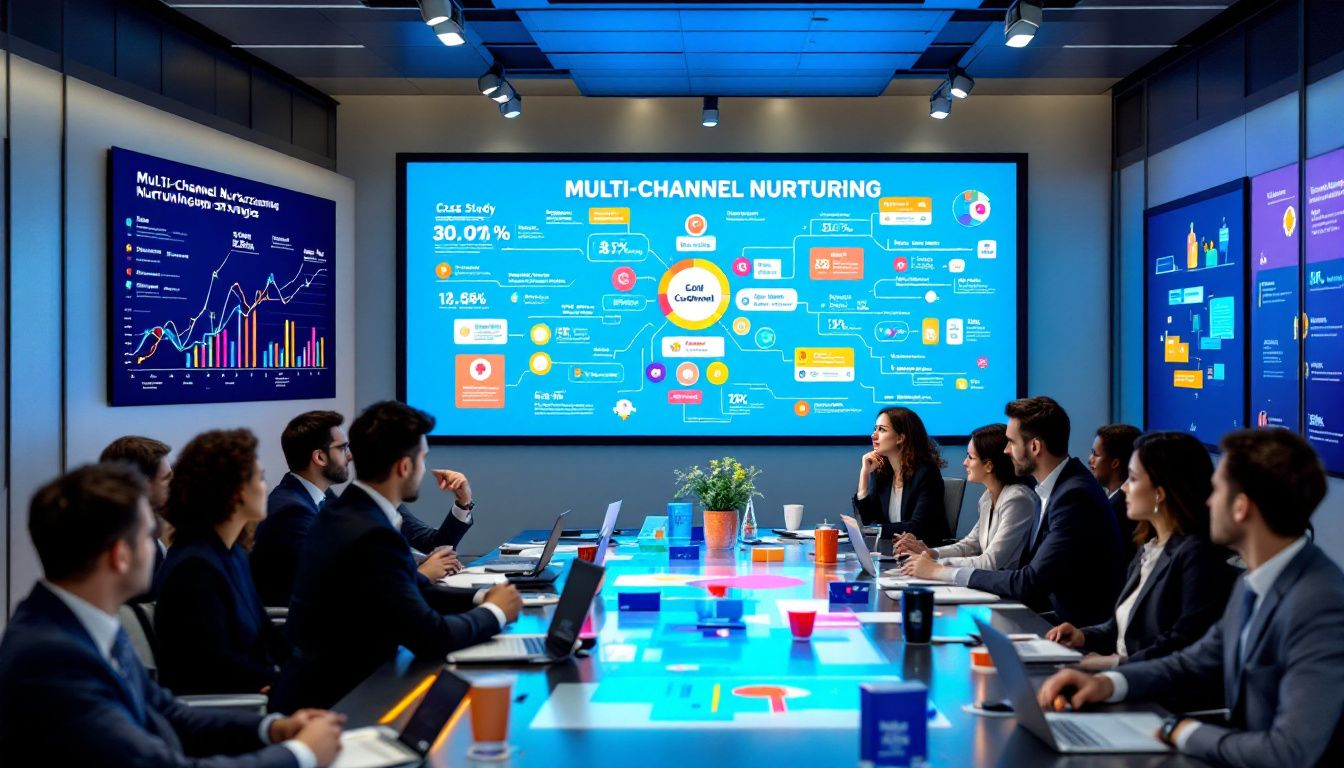 An image showcasing various multi-channel nurturing strategies.