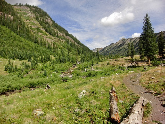 valley, mount crested butte, mountains