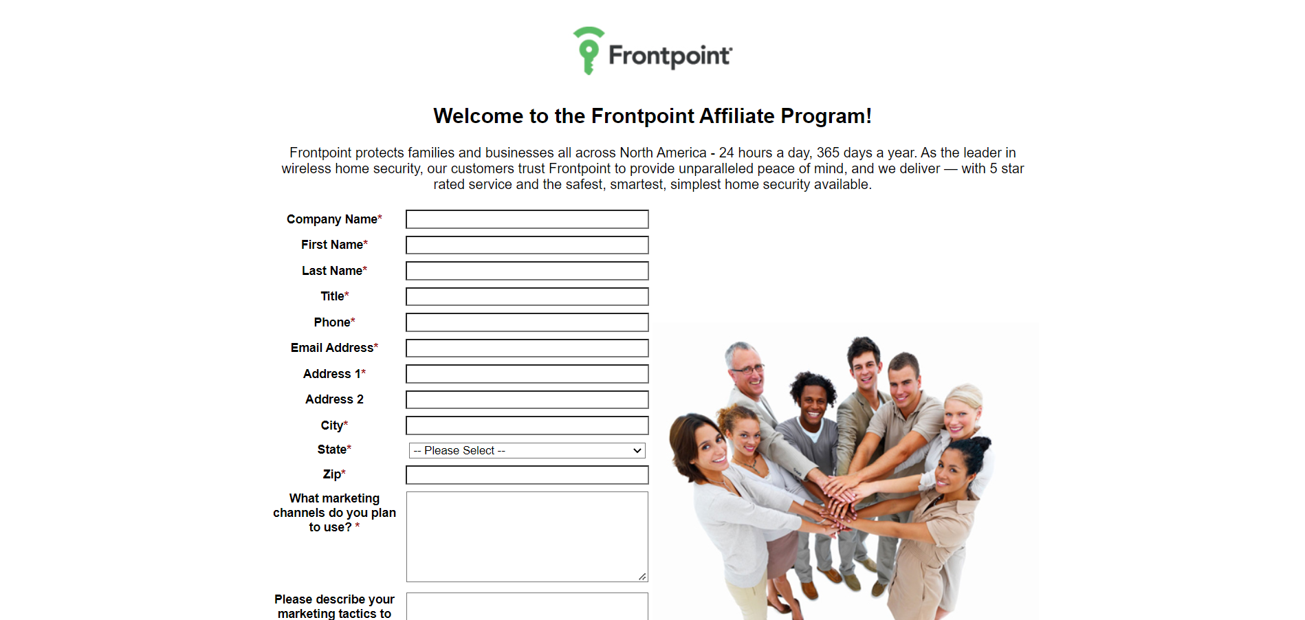 FrontPoint Home Security Affiliate