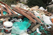 General waste from a renovation often includes plastics and timber