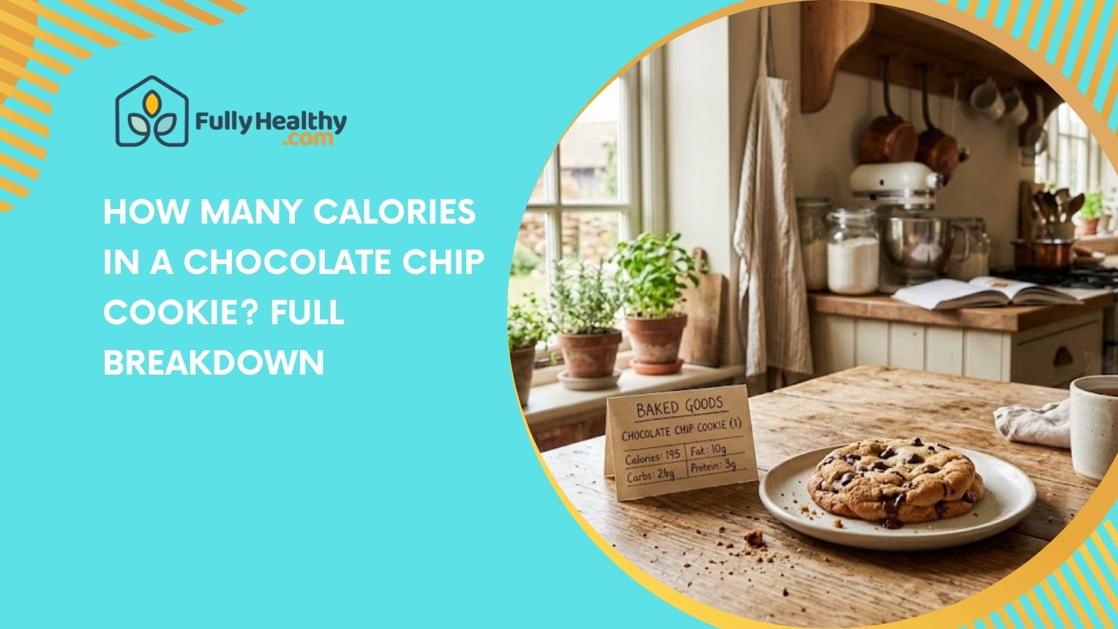 How Many Calories in a Chocolate Chip Cookie? Full Breakdown