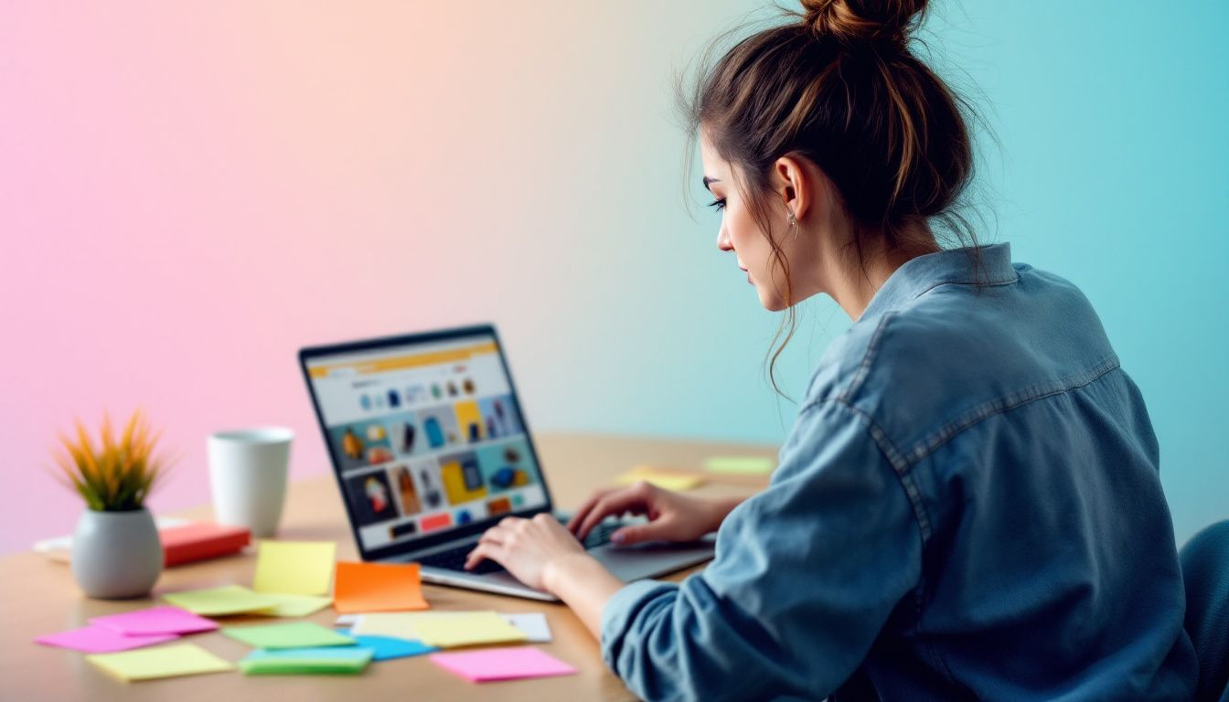 d4ec0ef6 ead3 4465 861c 9333baec6f82 A person browsing an online store, exploring online reselling business ideas.