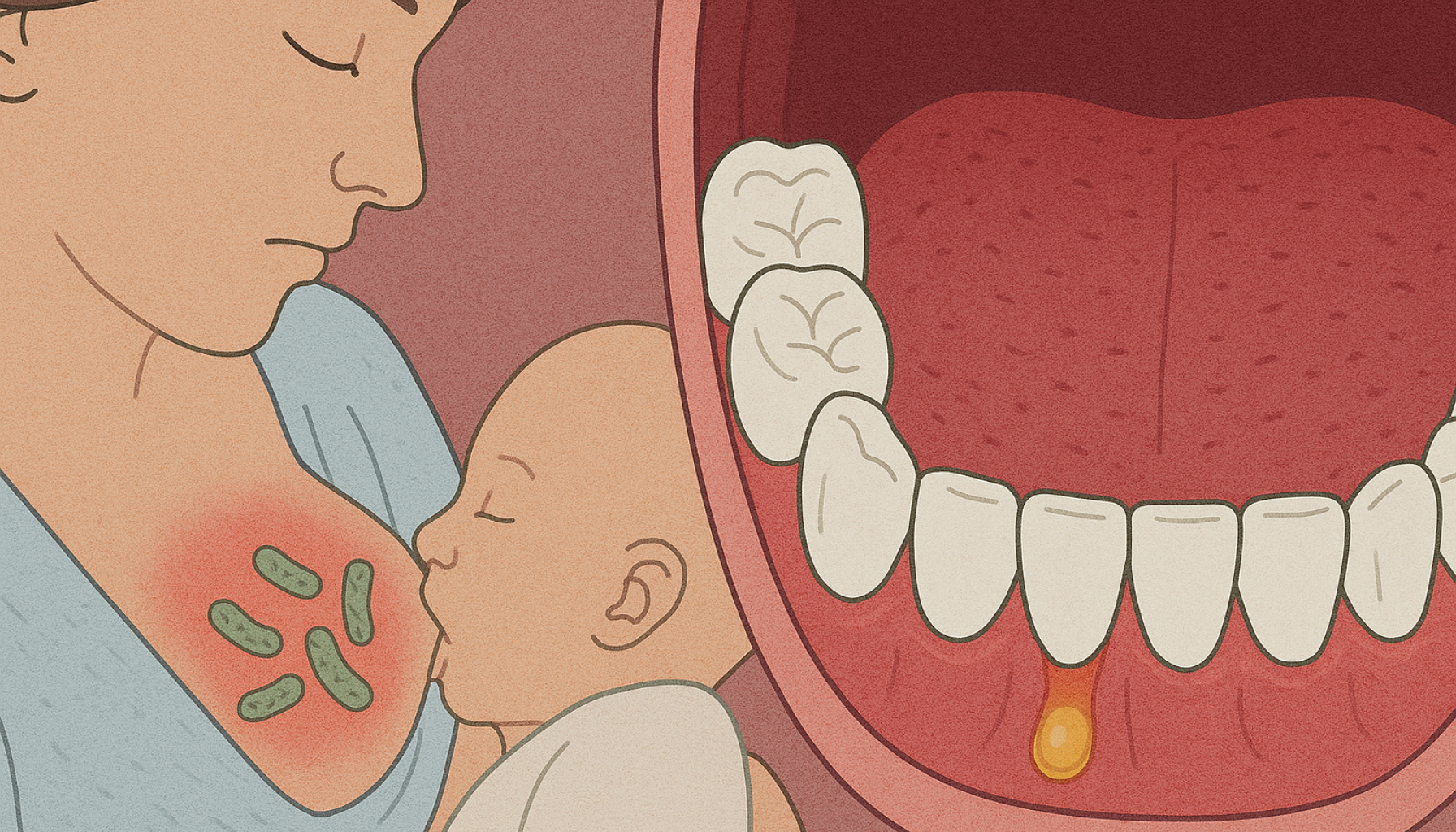 Illustrasjon av mastitt hos mor og betennelse i tannkjøtt som viser sammenheng med infeksjoner." brystbetennelse brystet rett før amming bør du kontakte brystbetennelse mastitt symptomer på brystbetennelse tette melkeganger rett før amming bakteriell brystbetennelse kontakte lege kalde omslag klumper i brystet vonde brystet vonde brystet først 12 24 timer forebygge brystbetennelse brystet sist oppdatert varme omslag høy feber brystet først kjølige omslag kontakt lege varm dusj få feber 10 20 minutter barnets diing amming barnet amme mastitt får melk ofte feber lege dersom bakterier bør betennelse symptomer 10 20 melken unngå brystene antibiotika bakteriell melkeganger viktig vondt mer behandling trenger smertestillende gjøre varme vanligvis massasje eksempel ammende gjør behov vanlig kvinner ammer godt hos melkegangene går skyldes betennelsen kommer kalde brystvevet bruk babyen brystbetennelsen området regel smertefullt lettere infeksjon