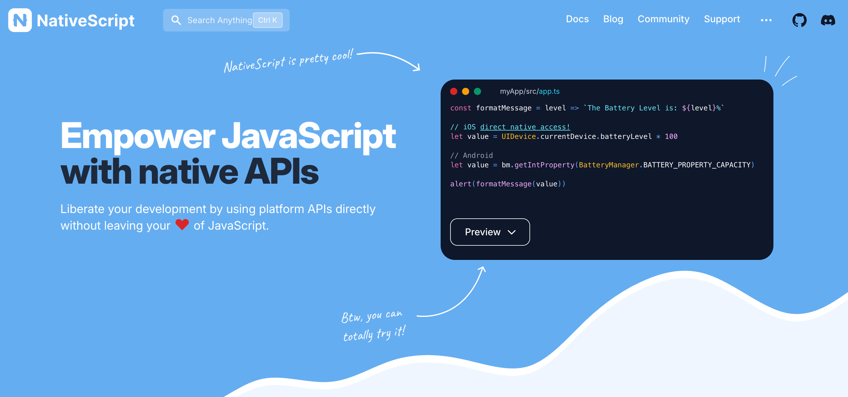 Native Script as Flutter alternative