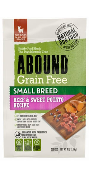 grain-free beef and sweet potatoes