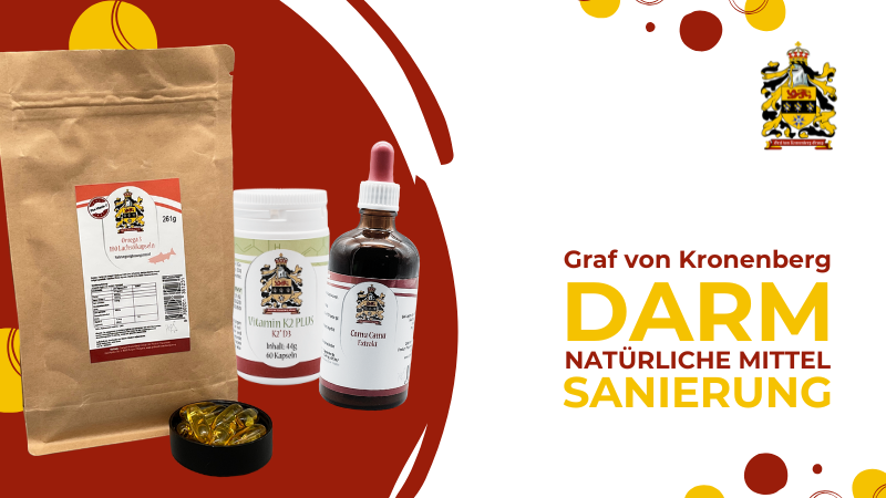 Produkte von GvK zur natürlichen Darmsanierung und Darmreinigung