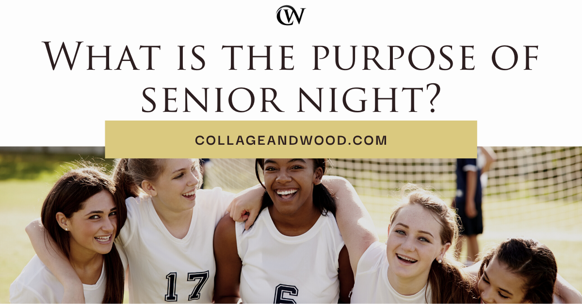 Senior Night is a fun way to support players at their last game on their home field.