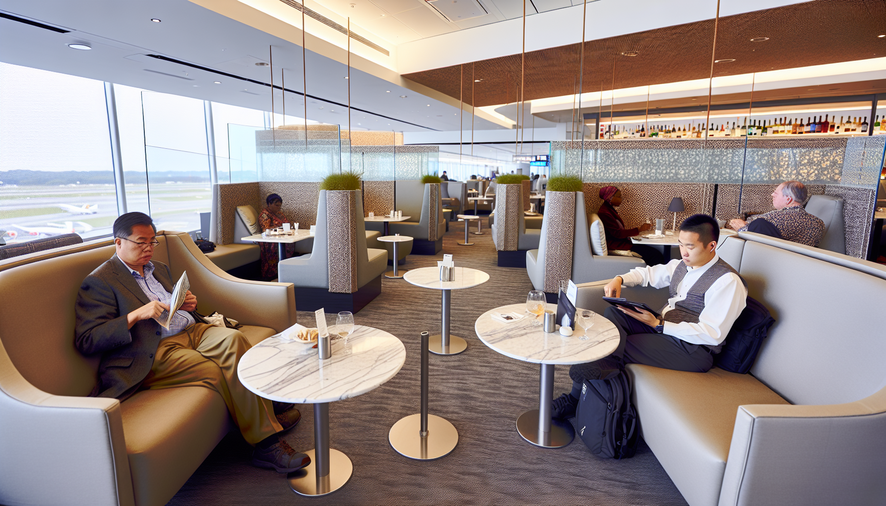 Air France lounge at JFK Terminal 1