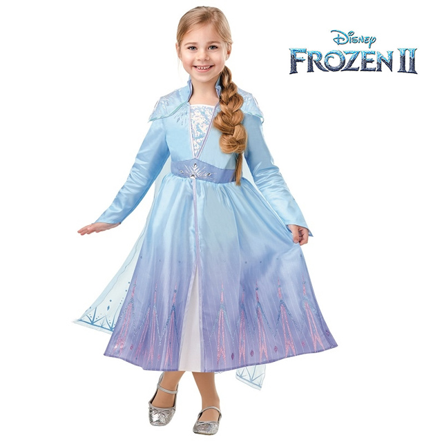 Disney Frozen Elsa jurk deluxe prinsessenjurk meisje verkleding prinses