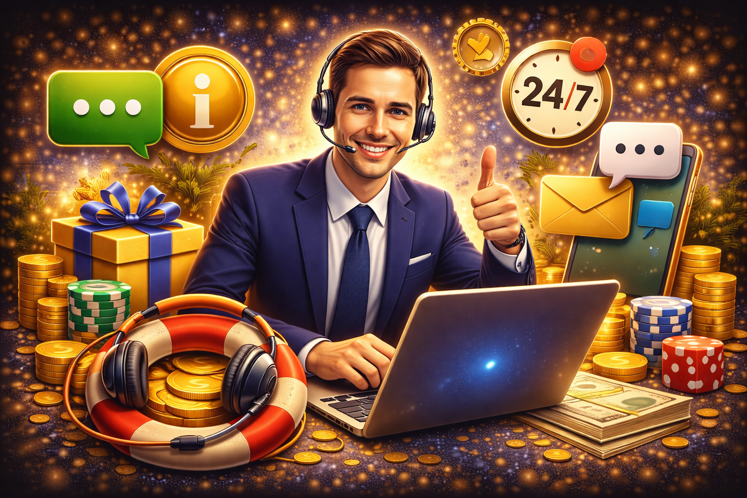 support hos casino