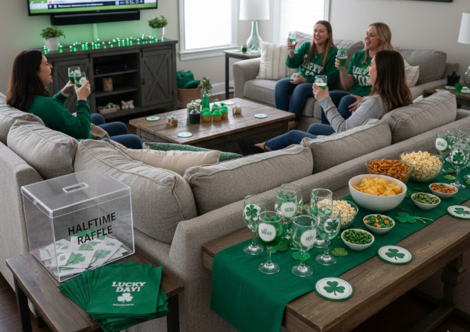 Living Room Watch Party