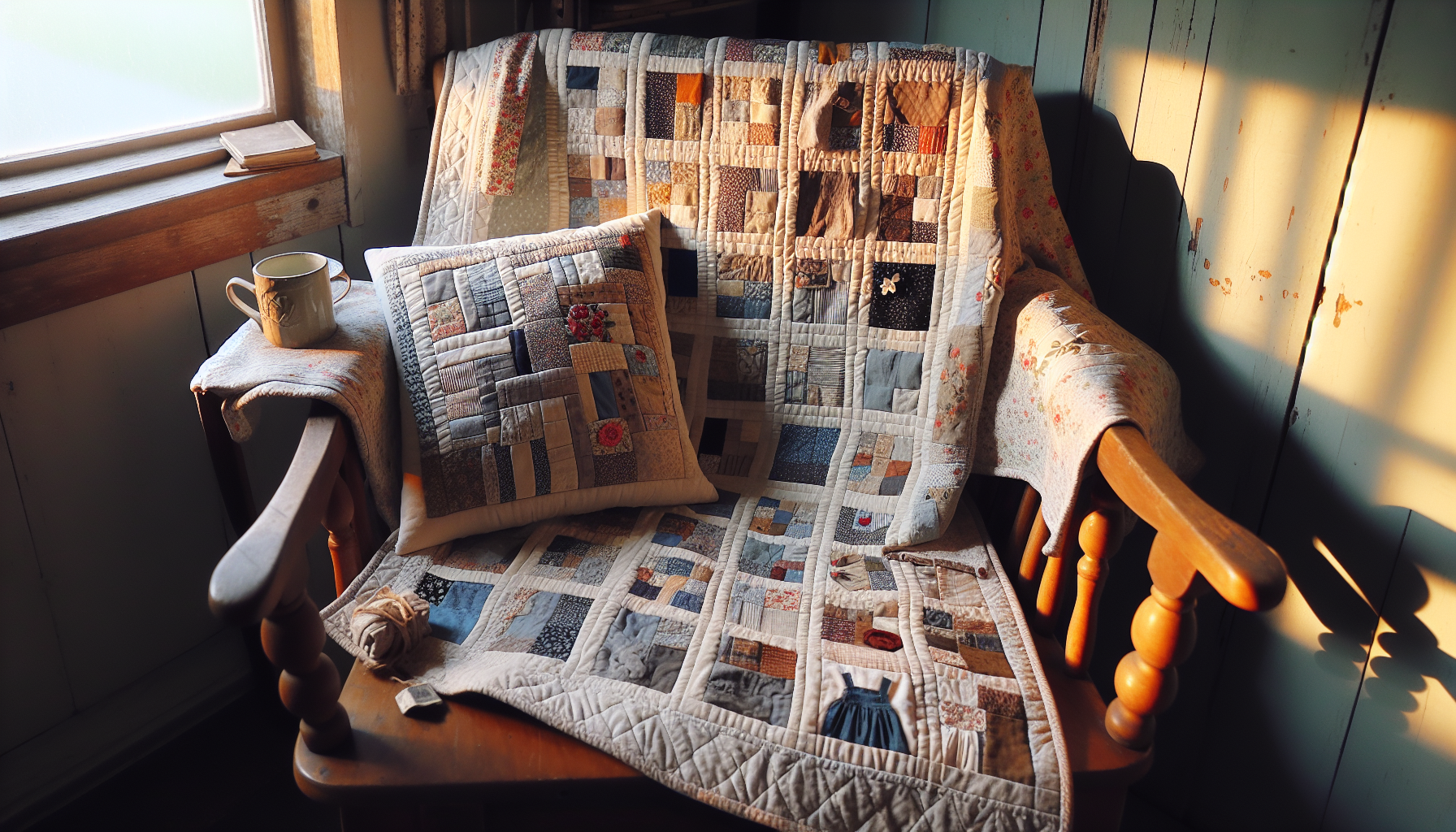 Crafted Memory Quilt or Pillow