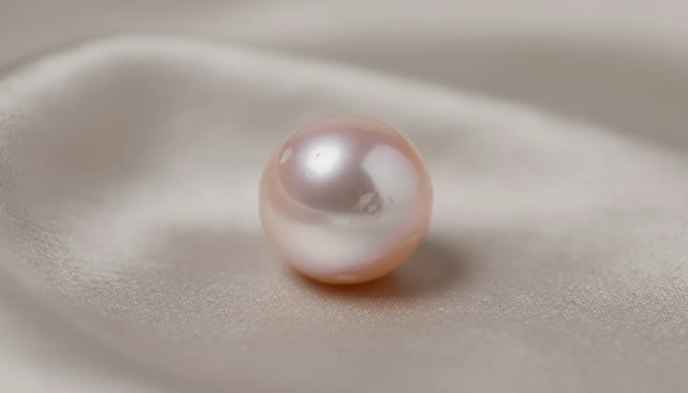 The image showcases a beautifully cultured freshwater pearl, glistening with a soft luster against a neutral background. This exquisite piece highlights the beauty of natural gems, appealing to potential customers interested in high-quality jewelry and enhancing their user engagement on product pages.