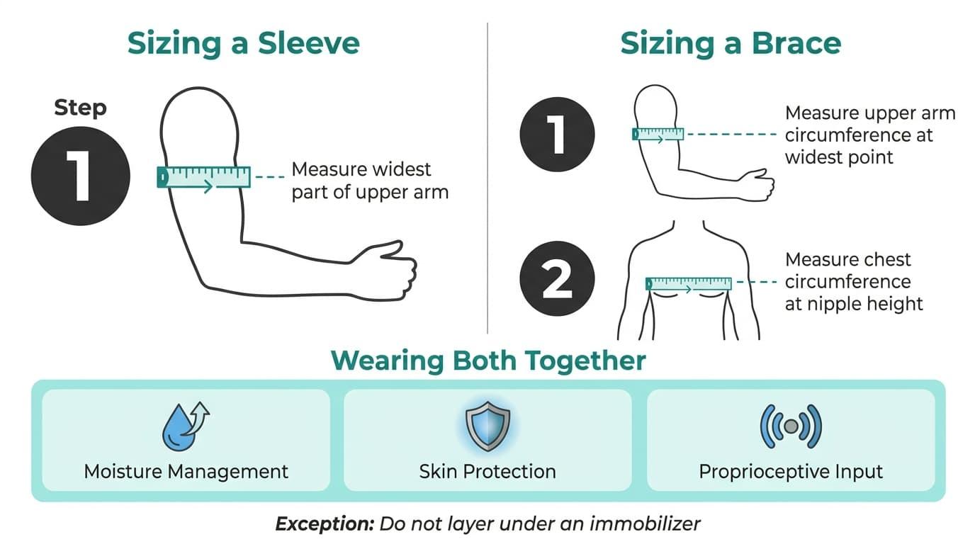 Sizing: Why Sleeves and Braces Measure Differently