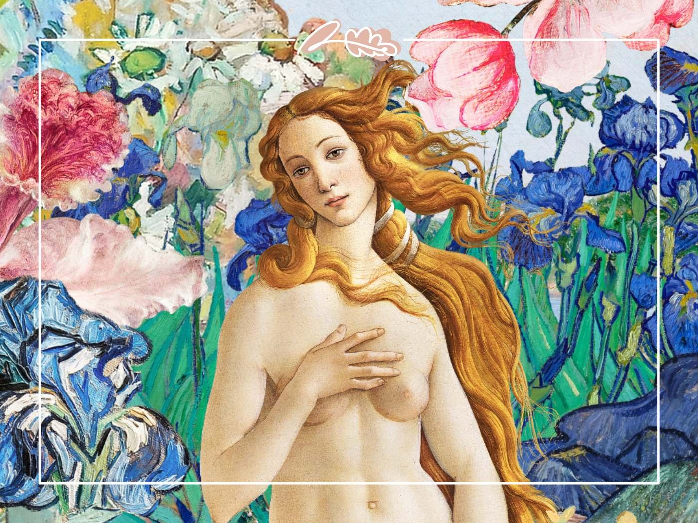 Venus surrounded by vibrant flowers. Explore flower fragrance and love quotes in our inspiring blog post.