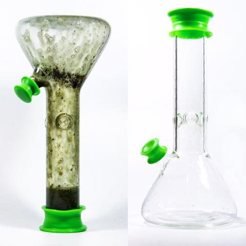 What is the the most efficient and safe way to clean out glass pipes and  bongs without using any harmful solvents/cleaners? - Quora