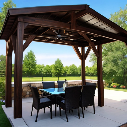 Covered patios offer more protection than an open roof.