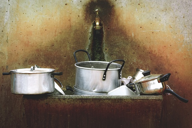 cooking pots, cookware, pots