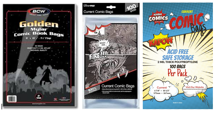 Are Mylar Bags Worth It? A Comparison Between Mylar, Polyethylene, and Iconic Comics Bags