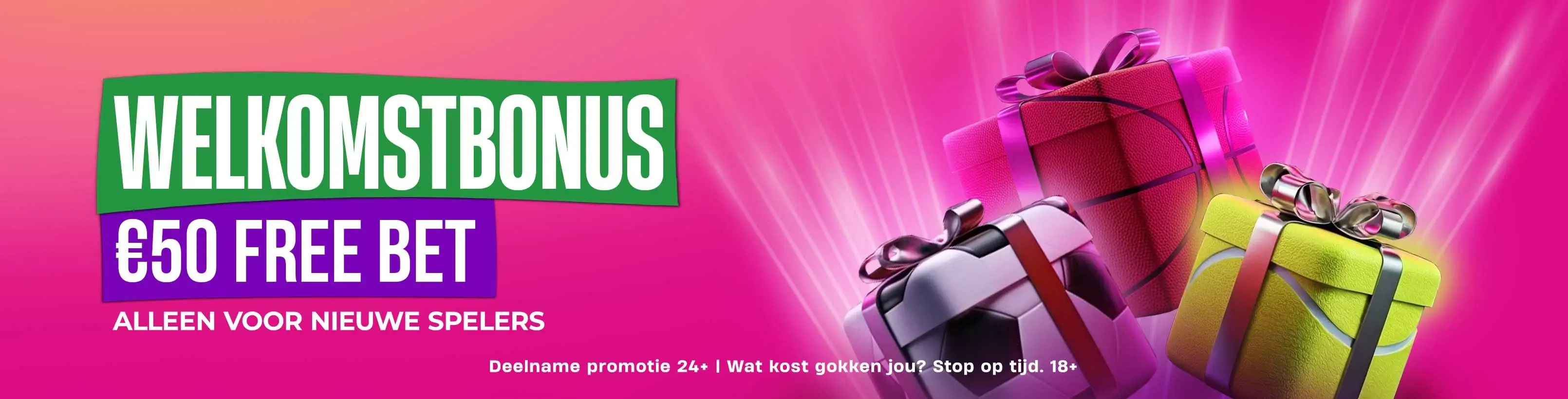 Sport welkomstbonus bij Vbet